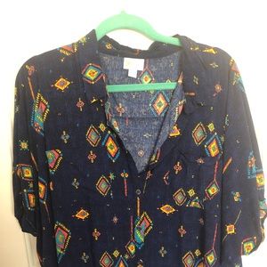 Tribal print LLR Amy